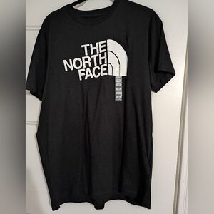 The North Face Women's Size Large Logo Half Dome Black Tee Shirt New